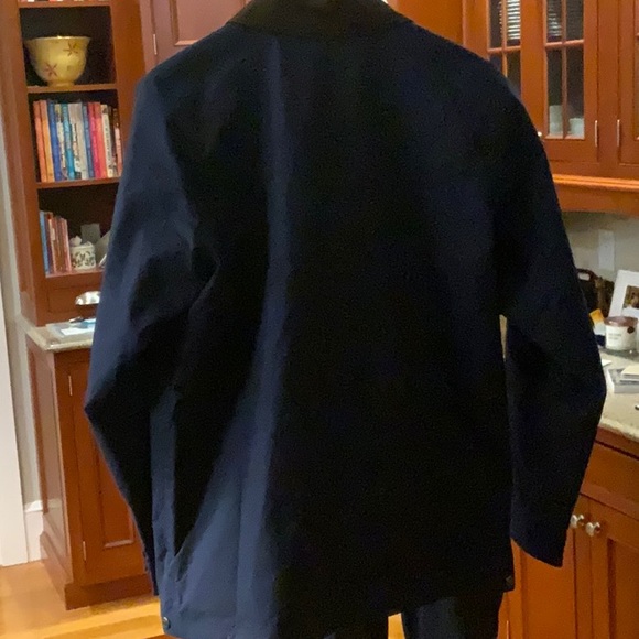 Peter Millar Mens Navy Blue Waxed Cotton Safari Field Jacket Size XL NWT $350 - Picture 14 of 15